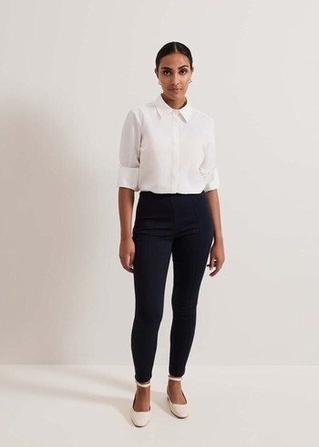 Phase Eight Petite Amina Skinny Trousers Indigo Australia | SO6139548